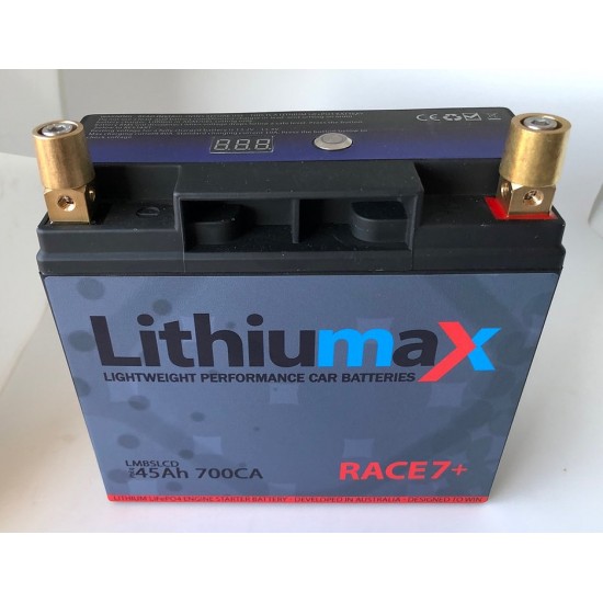 LITHIUMAX LITHIUM BATTERIES - NEW RACE7 + 700CA ULTRA-LIGHT ENGINE STARTER BATTERY