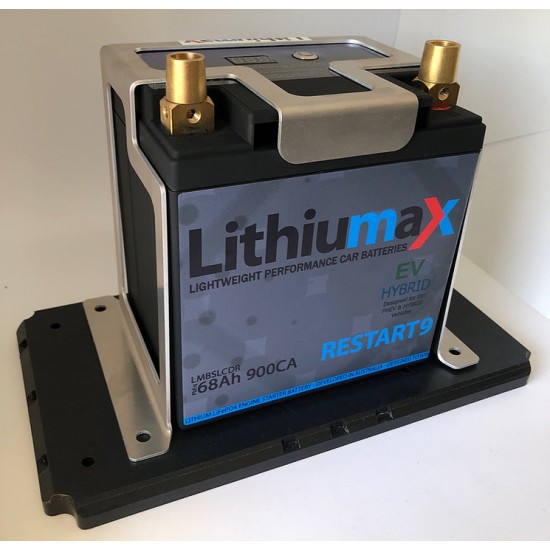LITHIUMAX LITHIUM BATTERIES - GEN 4 RESTART9 + LCD 900CA ULTRA-LITE ENGINE STARTER BATTERY