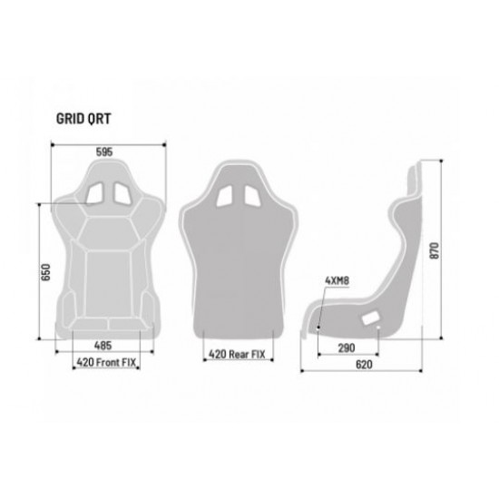 SPARCO SEATS - GRID Q SEAT