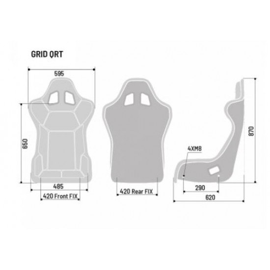 SPARCO SEATS - GRID Q SKY SEAT