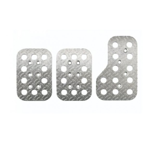 SPARCO PEDAL SETS - EMBOSSED ANODISED ALUMINIUM 3 PIECE