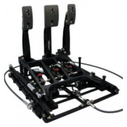 TILTON 850 SERIES - 3 PEDAL UNDERFOOT PEDAL ASSEMBLY WITH SLIDER SYSTEM