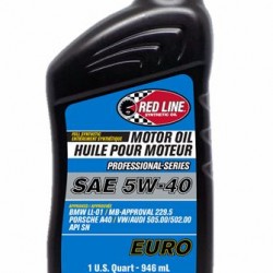 REDLINE PROFESSIONAL SERIES OIL - 5W40 EURO MOTOR