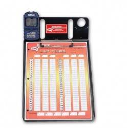 LONGACRE CLIPBOARD - 1 CAR STOPWATCH CLIPBOARD WITH ROBIC™ SC 606W