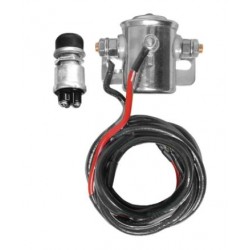 LONGACRE IGNITION & START SWITCHES - HD STARTER SOLENOID KIT WITH FIREWALL STARTER BUTTON