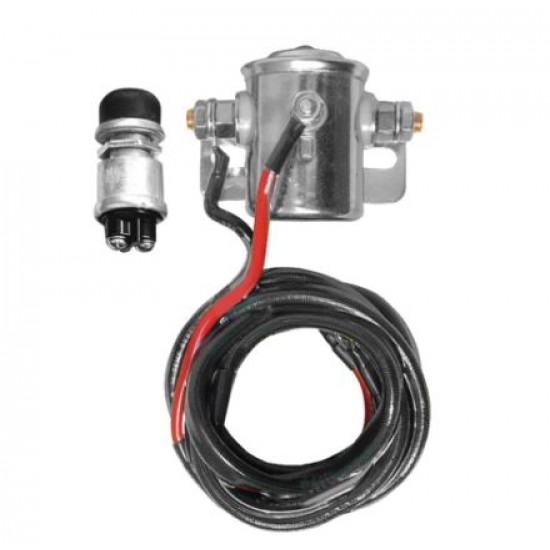 LONGACRE IGNITION & START SWITCHES - HD STARTER SOLENOID KIT WITH WEATHERPROOF FIREWALL STARTER BUTTON