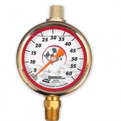 LONGACRE REPLACEMENT AIR GAUGE HEADS - LIQUID FILLED 21/2" TPG HEAD ONLY