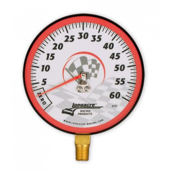 LONGACRE REPLACEMENT AIR GAUGES - MAGNUM 31/2" TPG HEAD ONLY