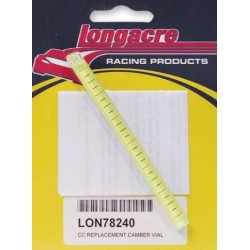 LONGACRE CASTER/CAMBER REPLACEMENT PARTS - REPLACEMENT CAMBER VIAL 0-6° WITH LINES
